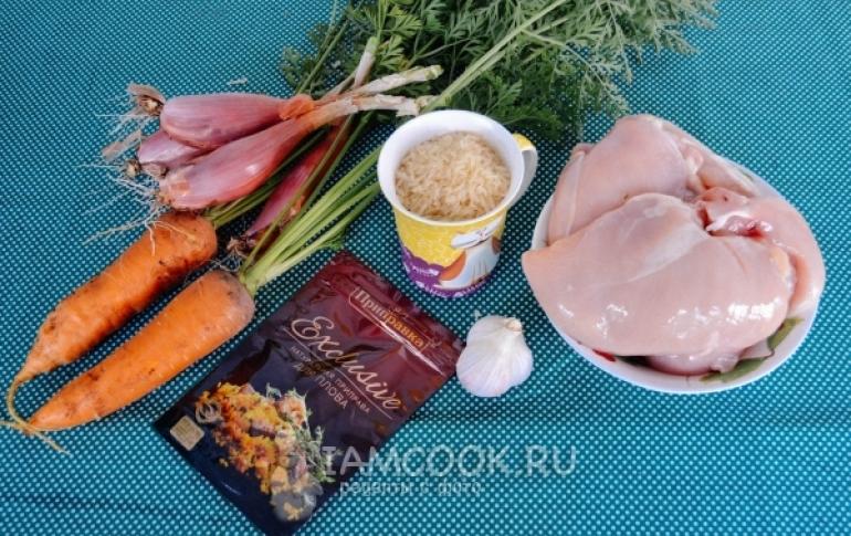 Плов с курицей на сковороде самый вкусный — пошаговый рецепт Рассыпчатый плов с куриным филе