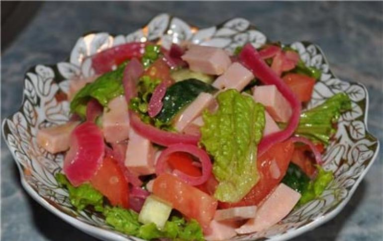 Goveđa salata sa kiselim lukom Magnet salata sa kiselim lukom recepti
