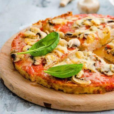 Pizza s piletinom - korak po korak recepti za izradu tijesta i nadjeva kod kuće s fotografijama Pileća pizza bez tijesta u pećnici
