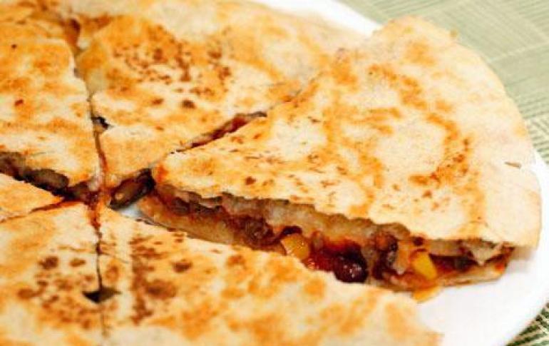 Meat tortilla or tortilla with meat