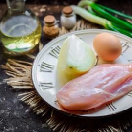 Recept na nakrájené kuřecí řízky v troubě s fotografií